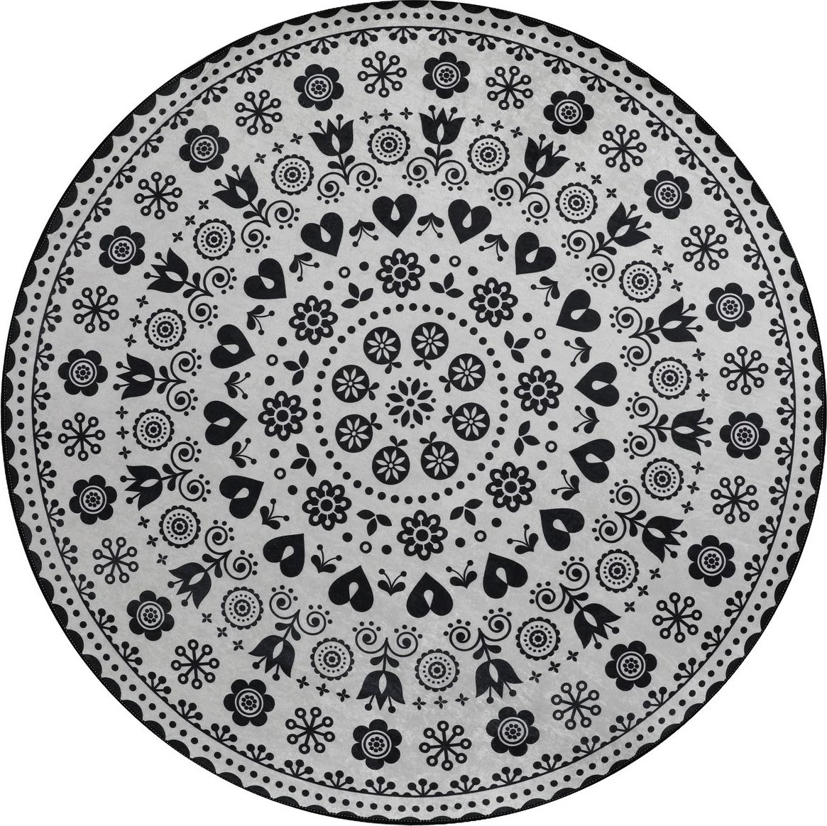 Tapet banje Mijölnir Venice, e zezë, 140cm