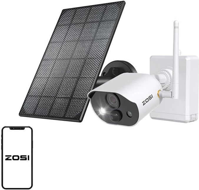 Kamerë IP e jashtme ZOSI C306Pro me panel diellor, WiFi, 3MP, IP66 Kamerë IP e jashtme ZOSI C306Pro me panel diellor, WiFi, 3MP, IP66