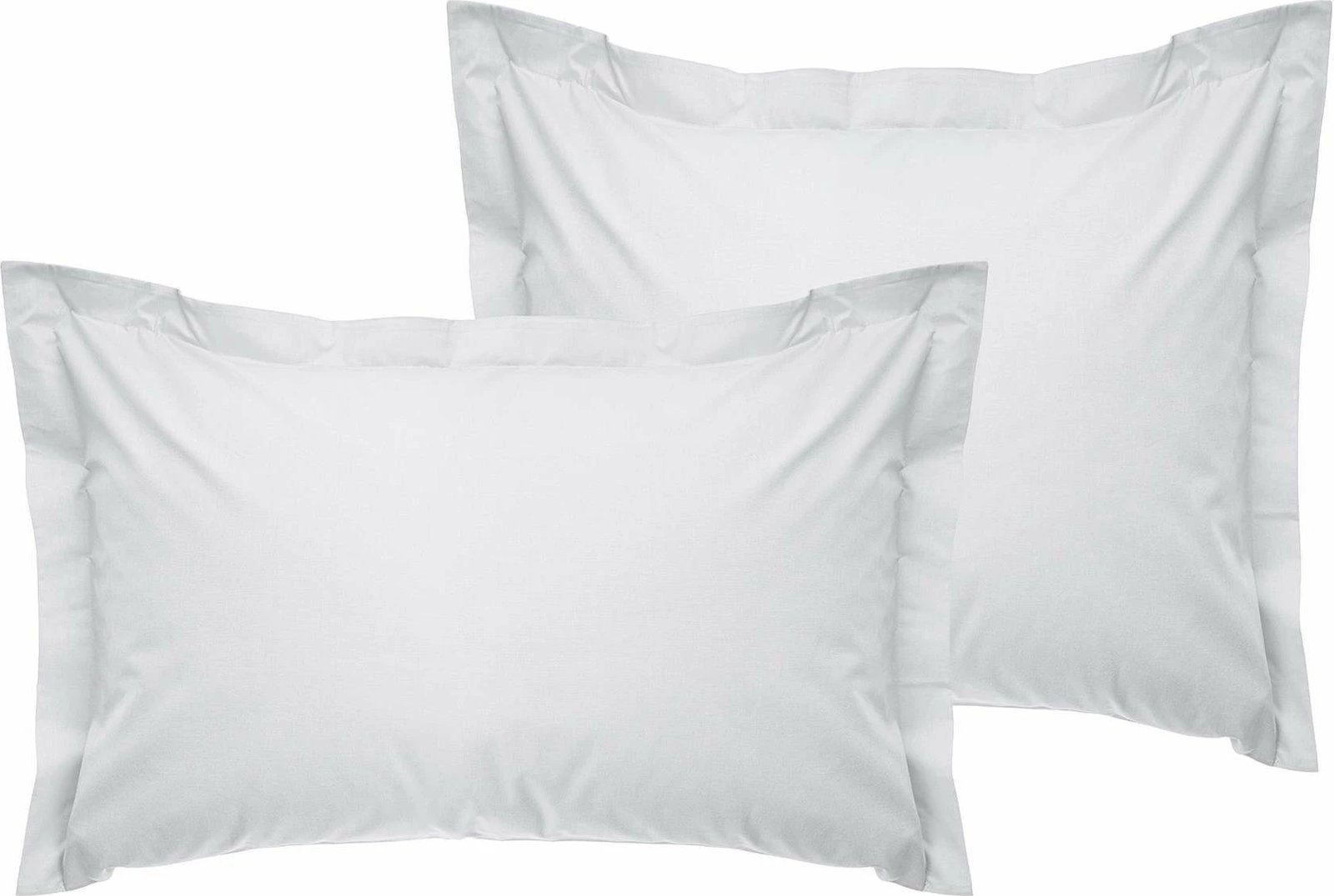 Set jastëkësh Oxford satin (2 copë), ngjyrë e bardhë, L'essentiel