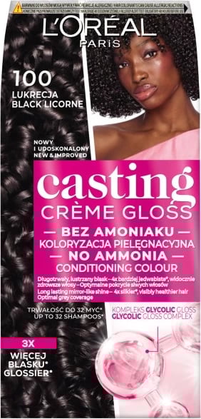 Ngjyrë për flokë L'Oreal Paris Casting Creme Gloss 100 Lukrecja për femra, 1 copë