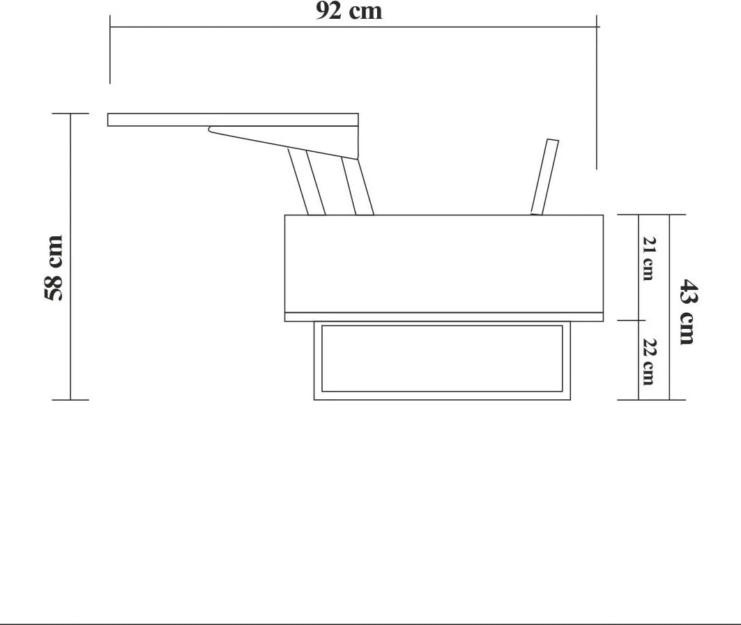 Set mobiljesh për dhomë dite, Laxus Takım 10, ngjyrë arre dhe e zezë