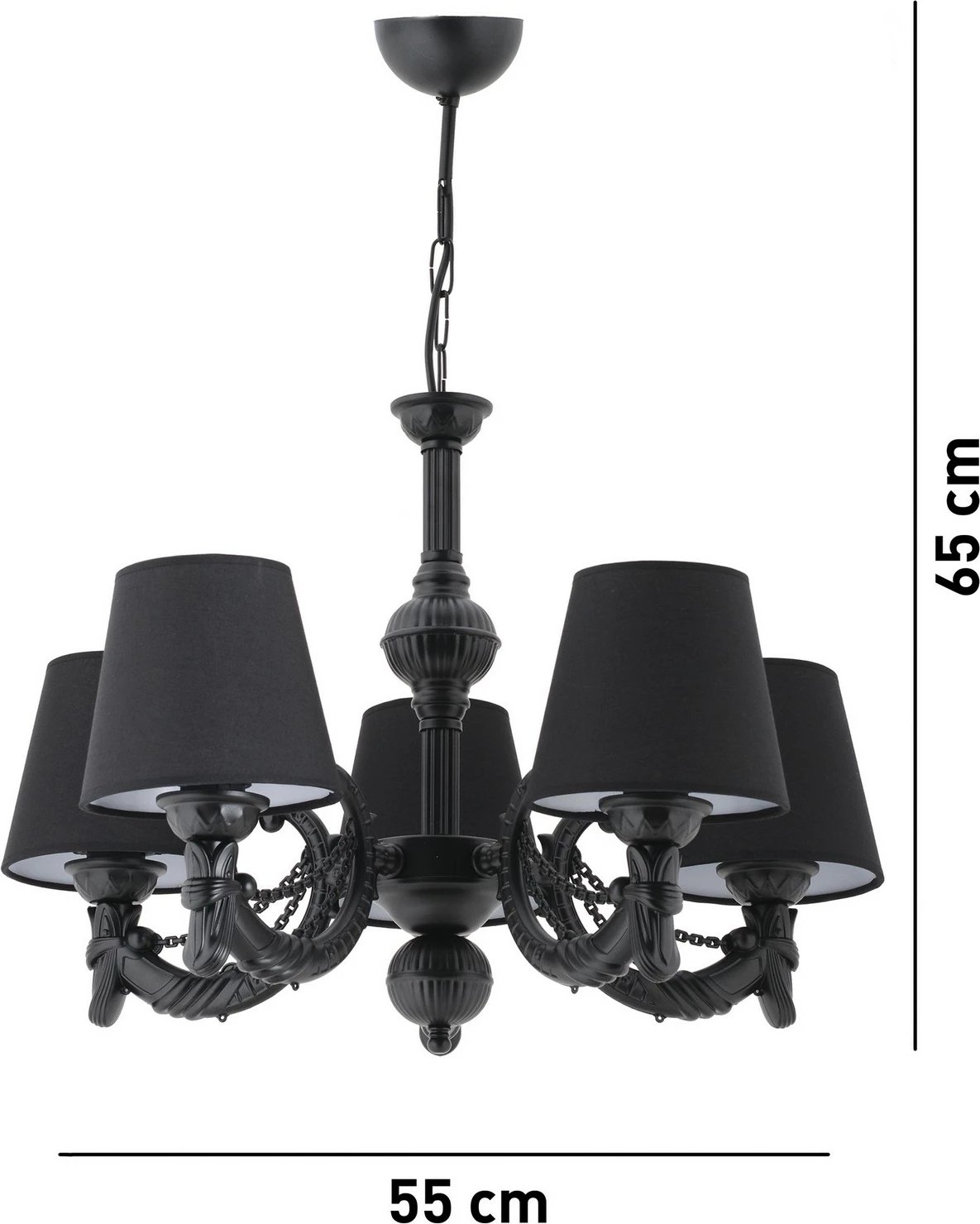 Llambë tavani Opviq, Fiona Chain, e zezë