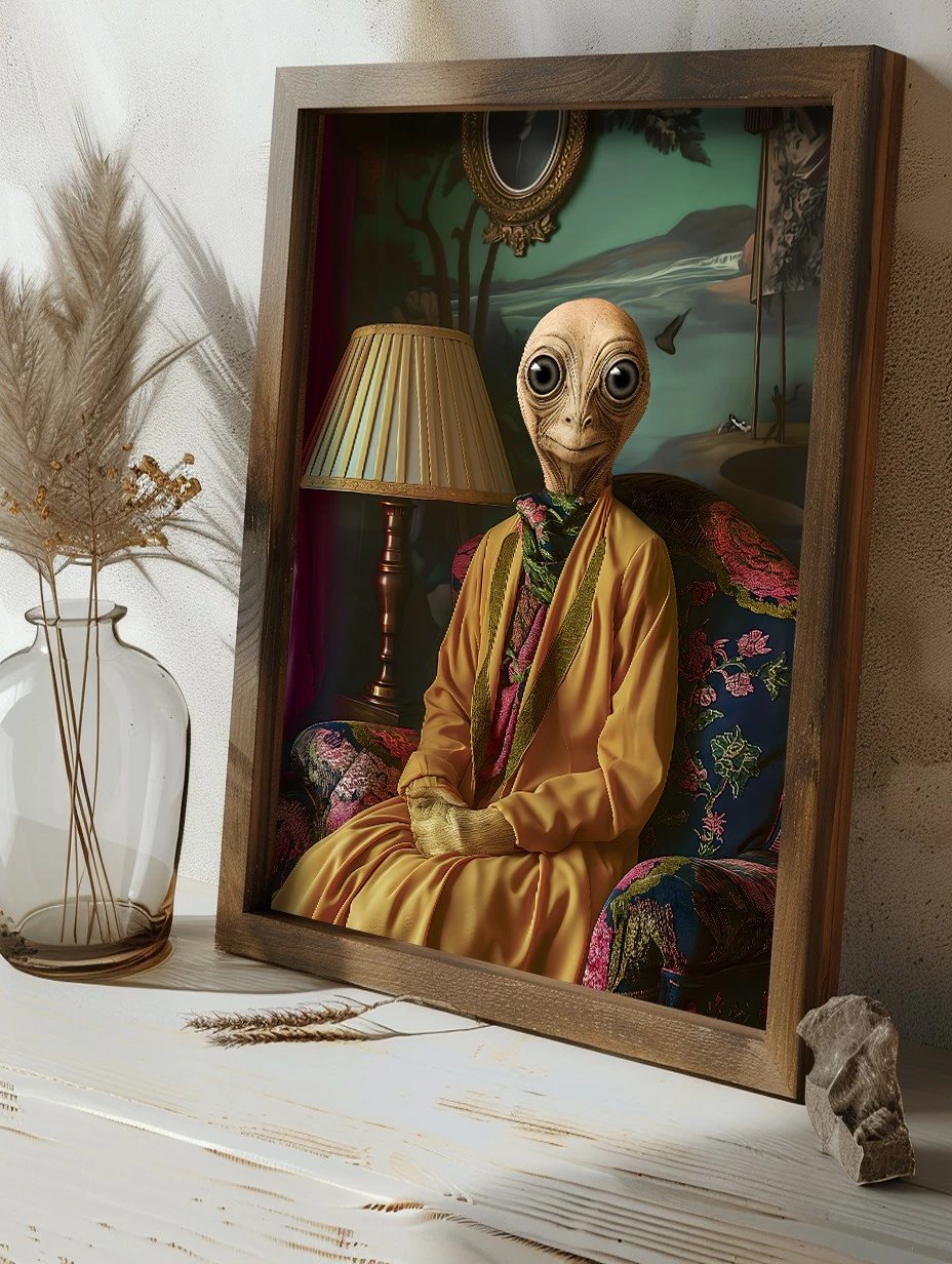 Pikturë dekorative me kornizë, MDF, Wallity, GE241-L