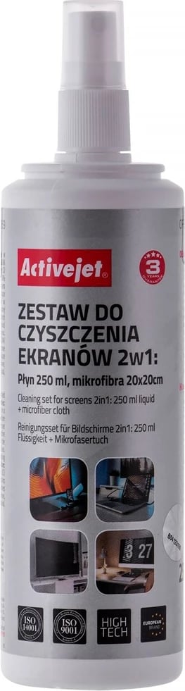 Lëng për pastrimin e ekranit 2 në 1 Activejet AOC-269, 250 ml
