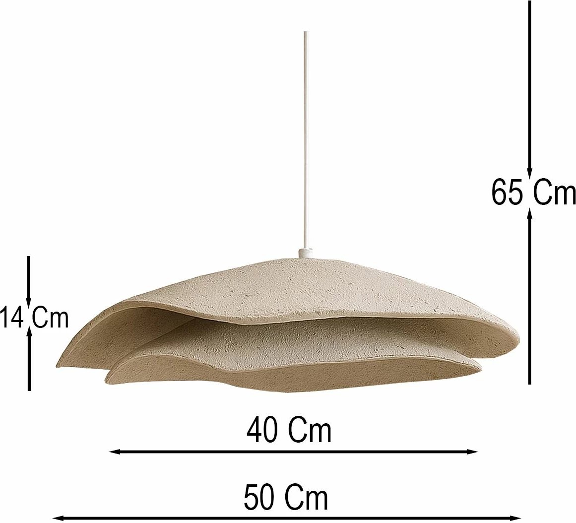 Llambë tavani Opviq, BK220, krem dhe e bardhë