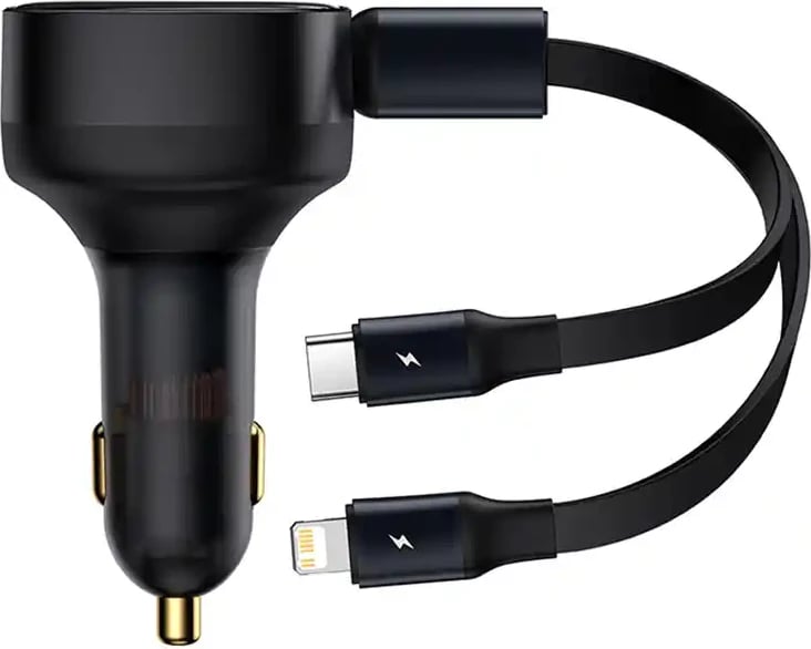 Karikues veture Baseus Enjoyment CGTX000001, 30W, USB-C + Lightning, i zi
