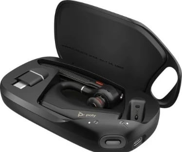 Kufje Bluetooth POLY Voyager Legend 50-M UC, AJ8V4AA#ABB, me mikrofon, e zezë, set me kuti karikimi