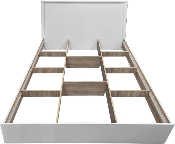 Krevat Athos, ngjyrë e bardhë, 160x200 cm