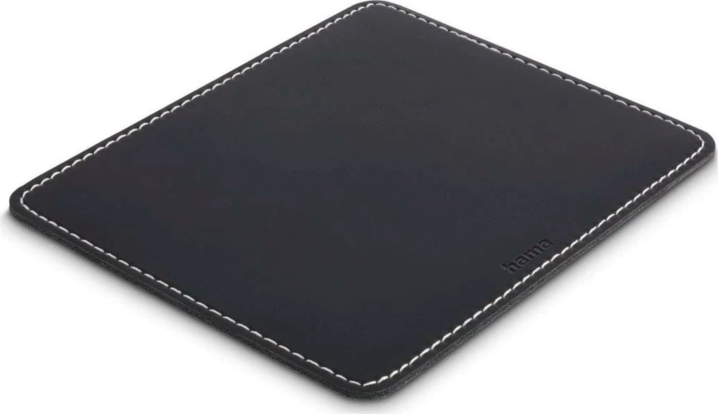 Mauspad Hama Leather Look, e zezë