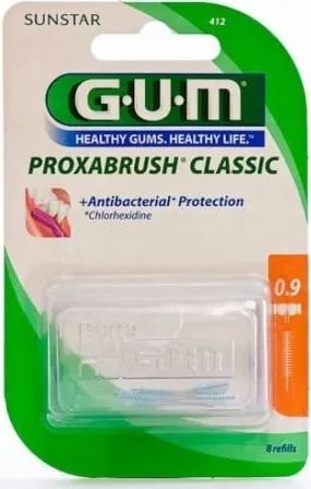Brushë interdentale GUM Proxabrush Classic unisex 8 copë
