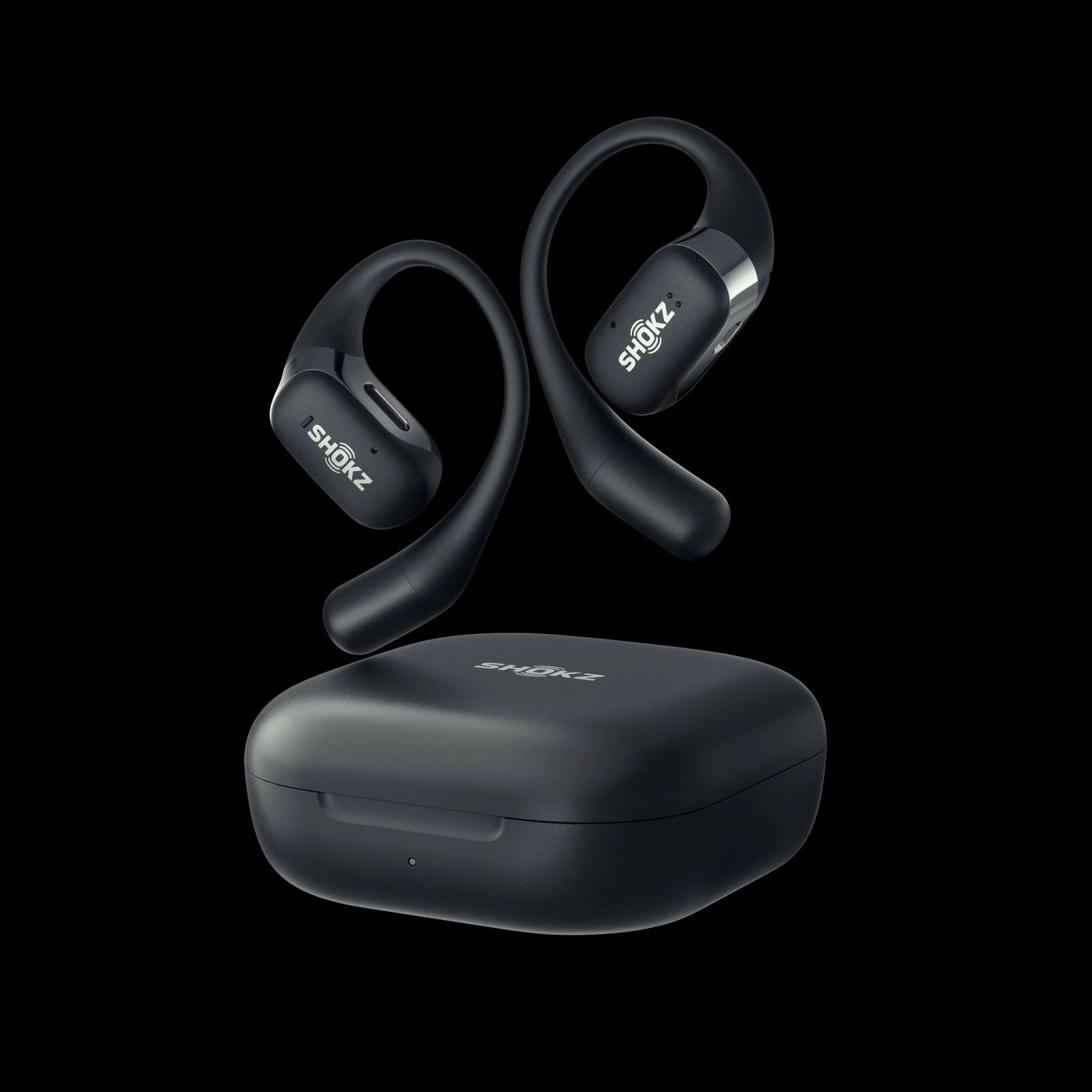 Kufje Shokz OpenFit, Bluetooth Wireless, Bone Conduction, ngjyrë e zezë