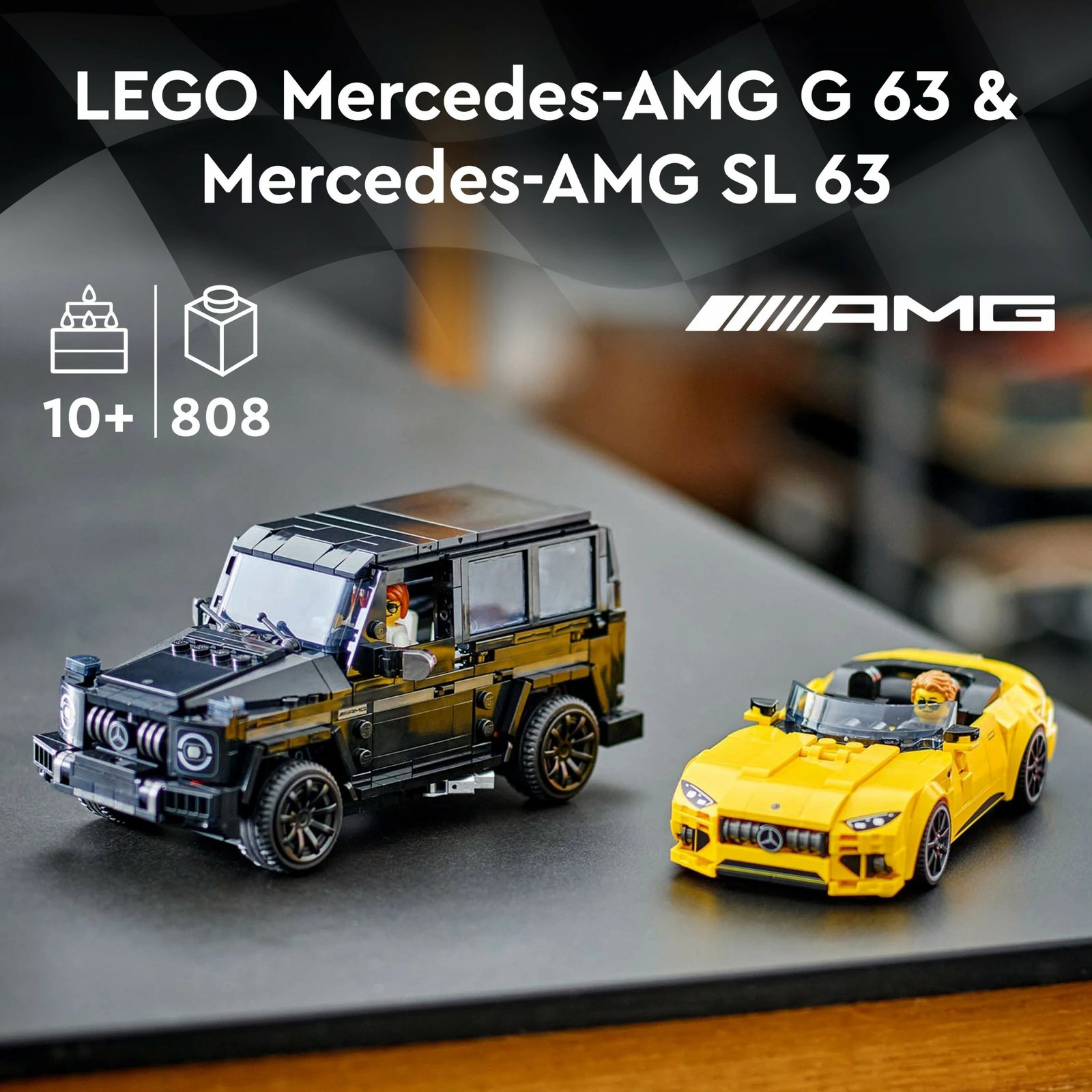 Set ndërtimi LEGO Mercedes-AMG G 63 & SL 63, 808 pjesë, shumëngjyrësh Set ndërtimi LEGO Mercedes-AMG G 63 & SL 63, 808 pjesë, shumëngjyrësh