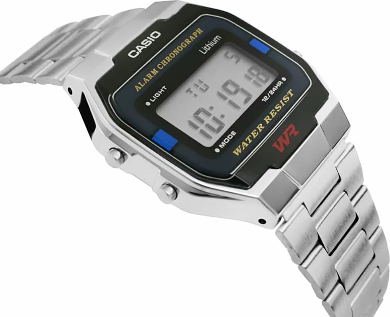 Orë dore unisex Casio, argjend