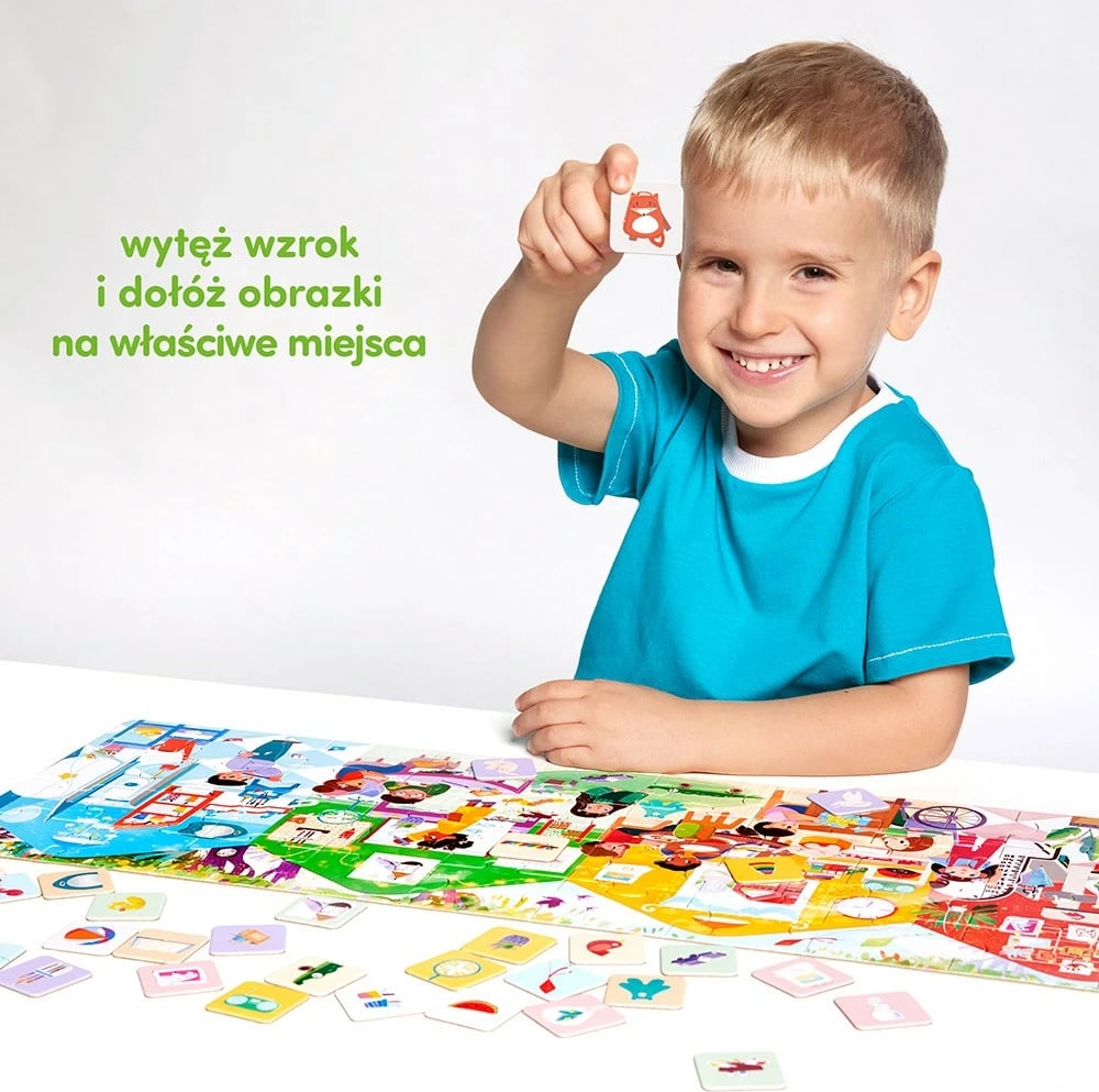 Puzzle edukativ CzuCzu 4027, 40 pjesë, për fëmijë, shumëngjyrësh, set