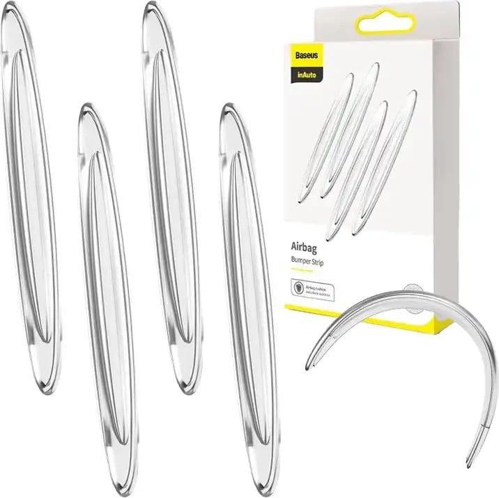 Mbrojtëse dyersh Baseus Airbag Bumper Strip CRFZT-A02, Transparent, set 4 copë