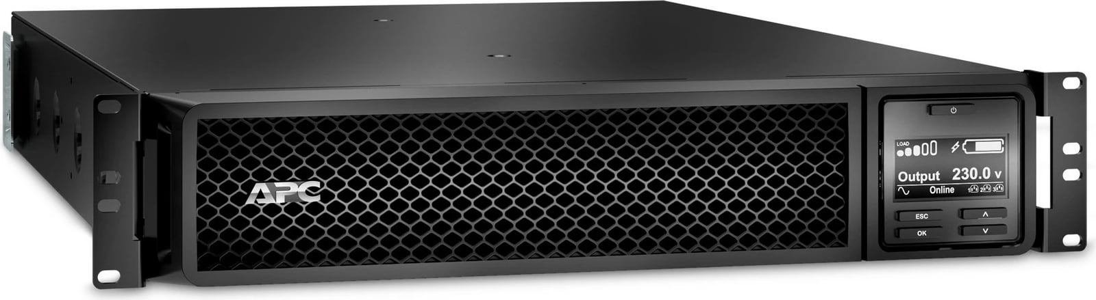 UPS APC Smart-UPS On-Line SRT3000RMXLI, 3000VA, 8x C13 & 2x C19, rackmount, Double-conversion (Online), 3 kVA, 2700 W, Sine, 100 V, 275 V