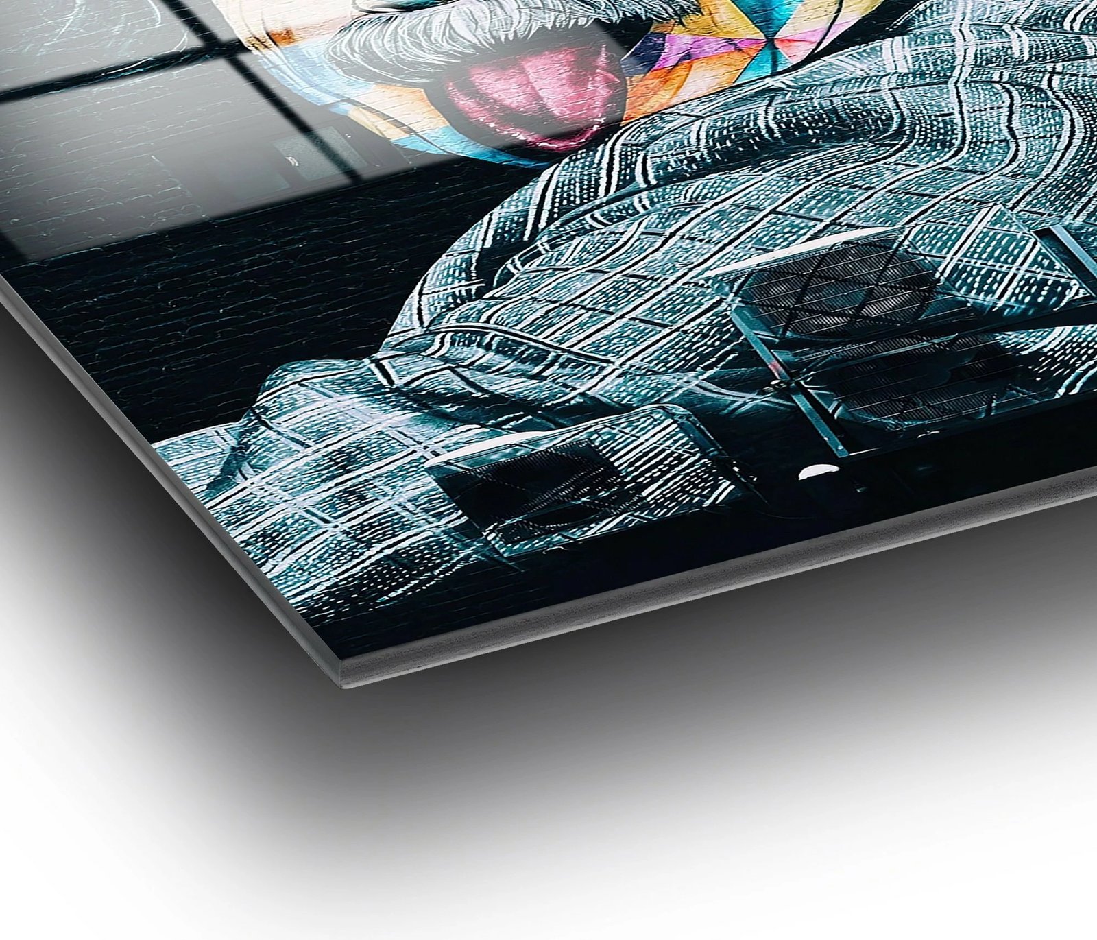 Pikturë dekorative xhami e temperuar, shumëngjyrëshe, UV-572, 30x45cm