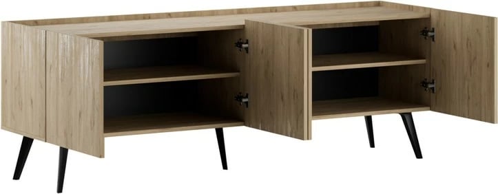Komodë për TV, ngjyrë lisi, Hanah Home, Tvc-740-Ff-1