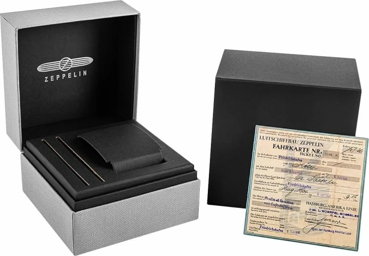 Orë dore për meshkuj Zeppelin, e kaltër