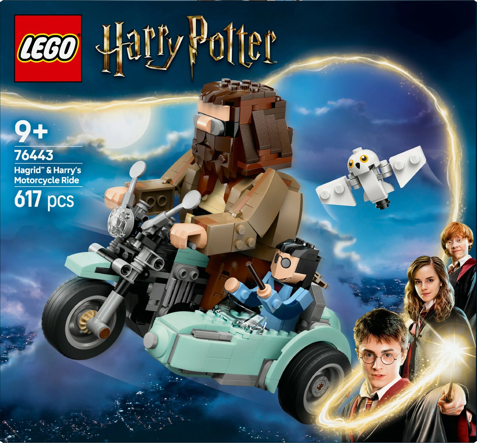 Set ndërtimi LEGO Hagrid & Harry's Motorcycle Ride, 617 pjesë, shumëngjyrësh Set ndërtimi LEGO Hagrid & Harry's Motorcycle Ride, 617 pjesë, shumëngjyrësh
