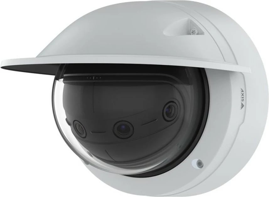 Kamerë sigurie IP Axis P3827-PVE, për brenda dhe jashtë, me kabllo, PTZ dixhital, për tavan/mur, e zezë, e bardhë
