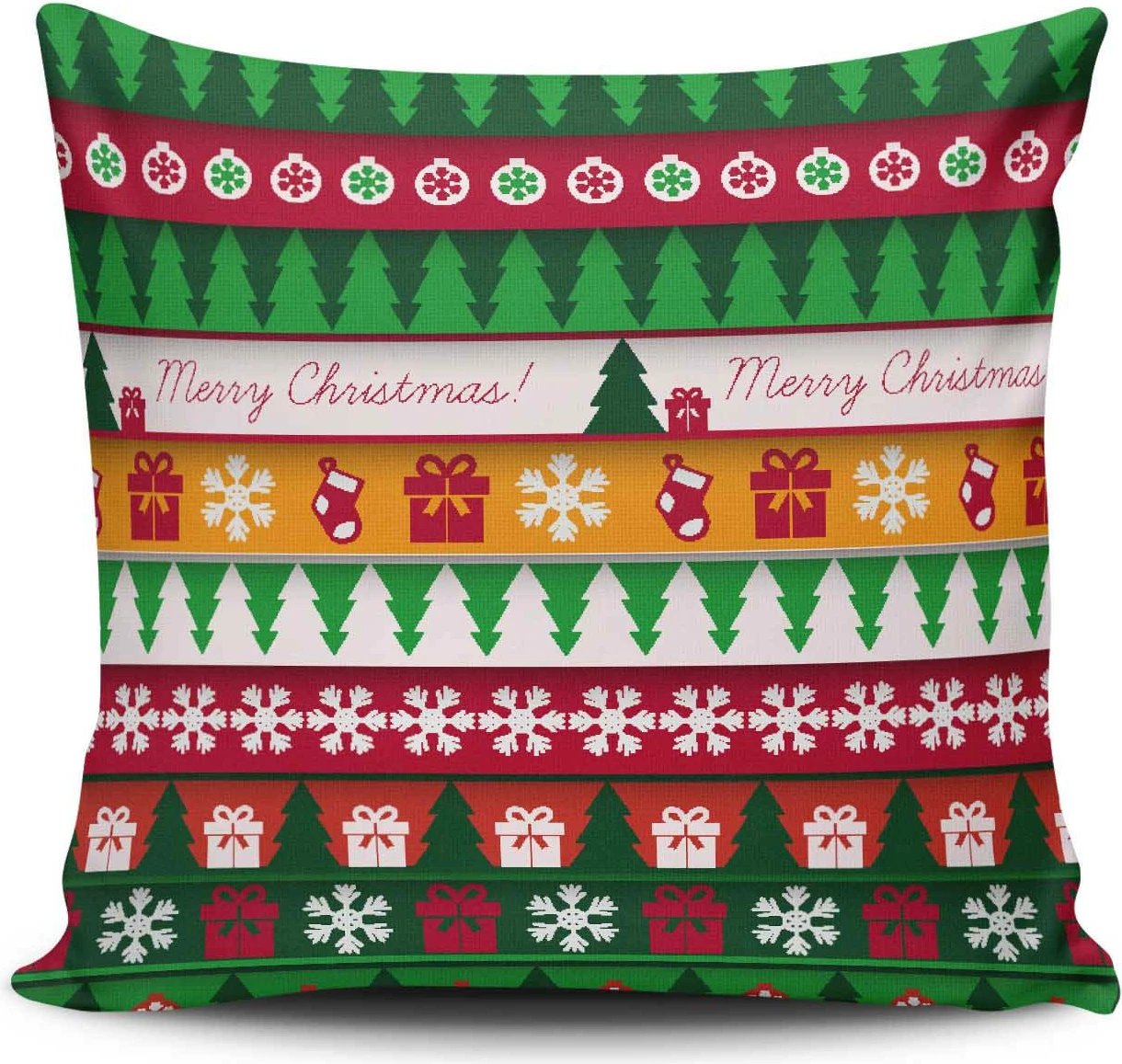 Jastëk dekorativ Aberto Design, NOELKRLNT-7, shumëngjyrësh, 43x43cm