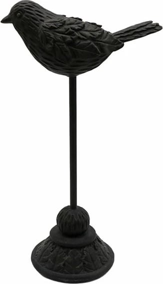 Dekor zog, polirezine e zezë, 18x10x32cm