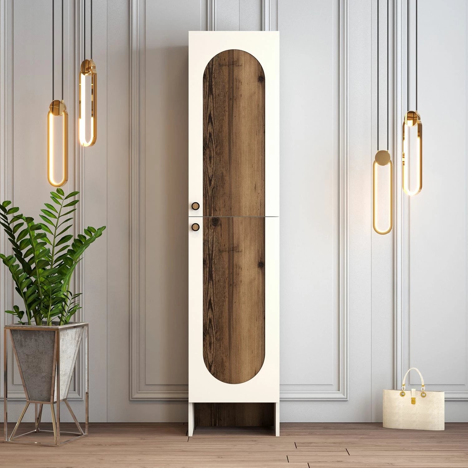 Stendë korridori Skye Decor, Palermo L, krem dhe arre