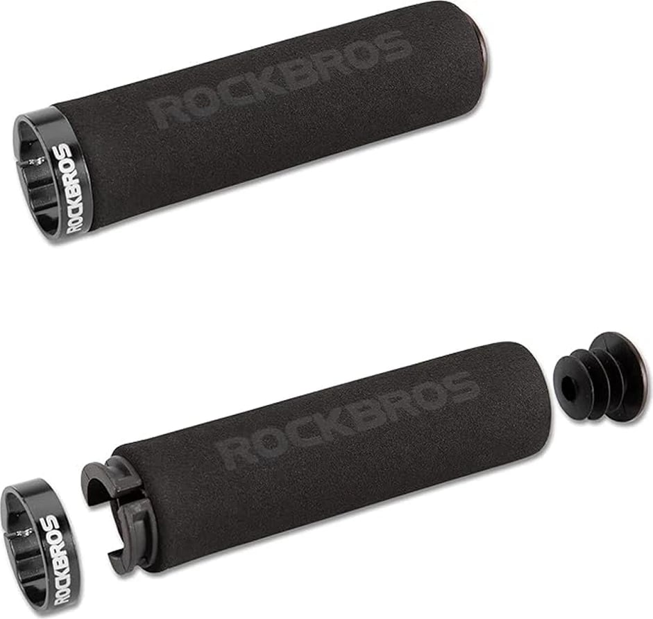 Doreza timoni për biçikletë Rockbros BT1001BKBK, sfungjer, e zezë
