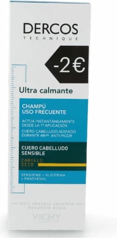 Shampon Vichy Dercos Ultra Soothing për flokë të thatë 200ml
