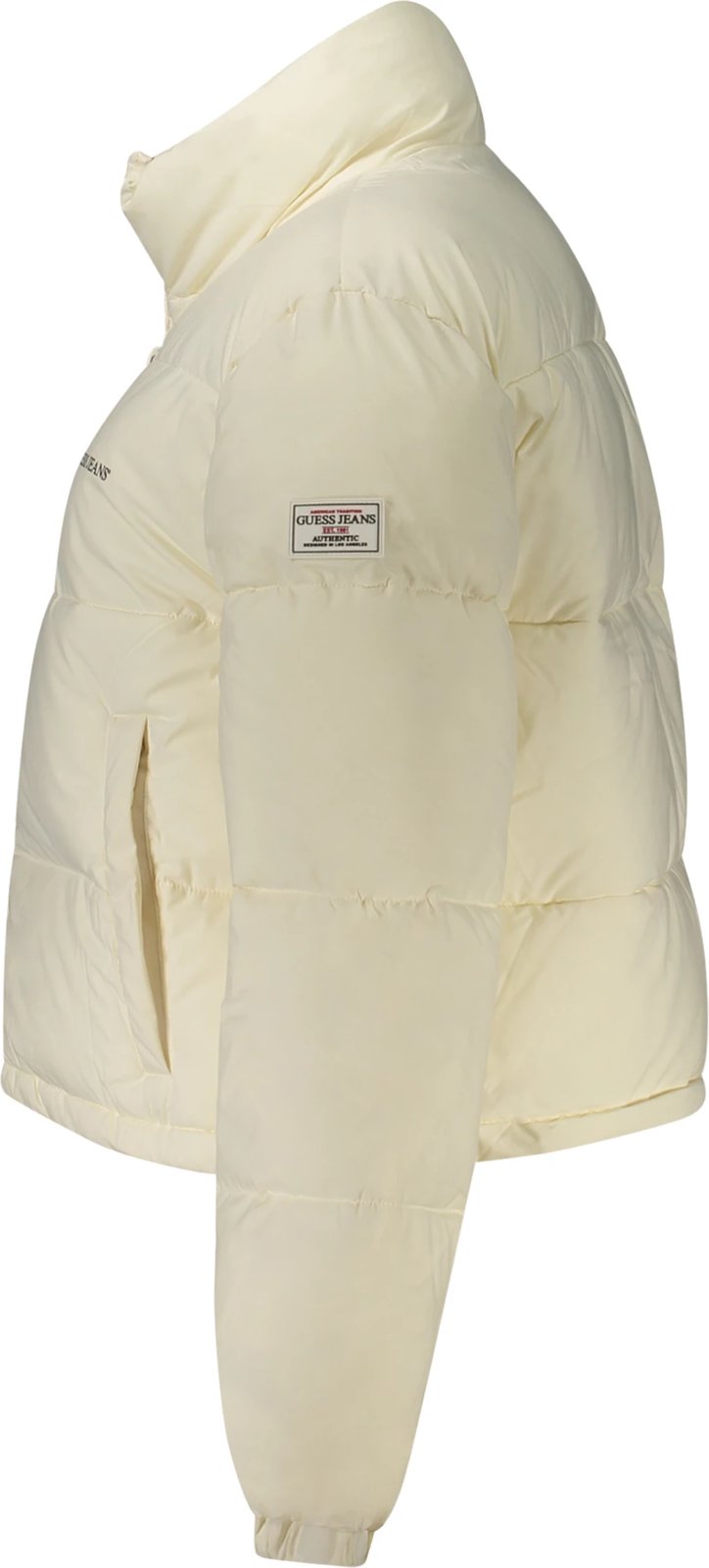 Jakne femra GUESS JEANS, e bardhë Jakne femra GUESS JEANS, e bardhë