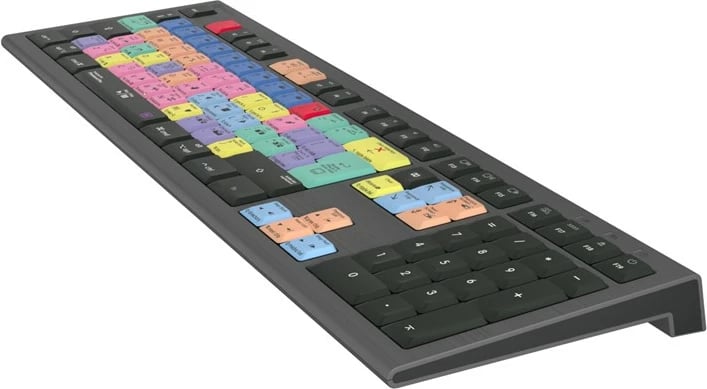 Tastierë LogicKeyboard Astra 2 për Adobe Premiere Pro CC, UK layout, Mac, shumëngjyrëshe