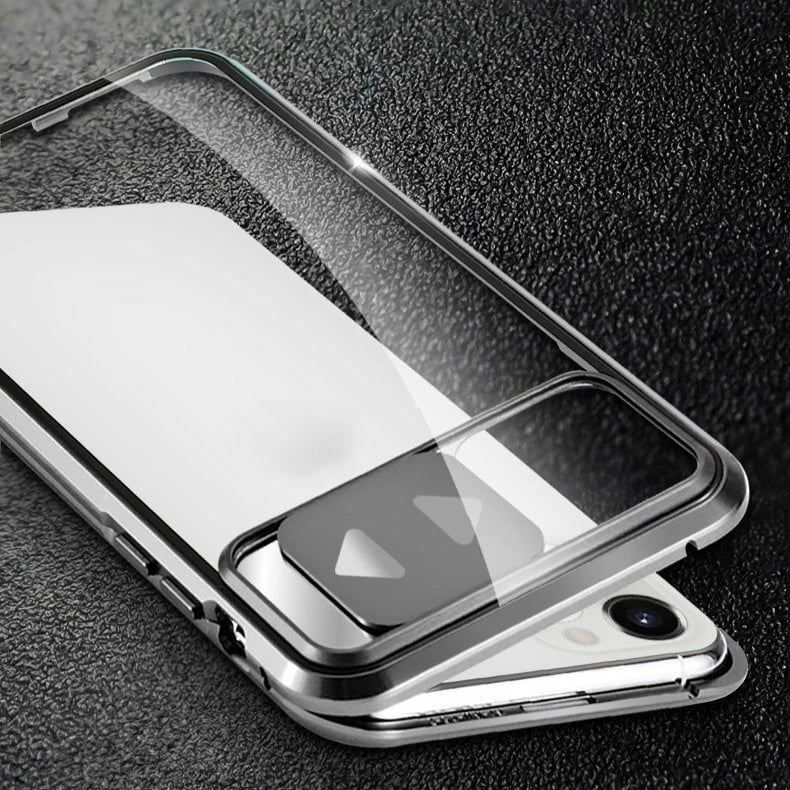 Mbështjellës Wozinsky Magnetic Cam Slider Case për Huawei P40, Full Body Cover, i zi
