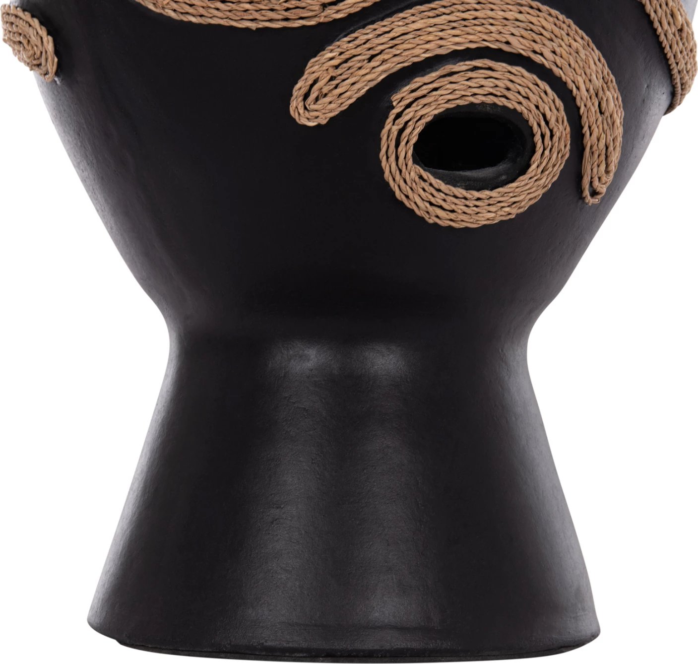 Vazo dekorative tavoline DEAN, terrakotë e zezë, FH4678.01, 23x29cm Vazo dekorative tavoline DEAN, terrakotë e zezë, FH4678.01, 23x29cm