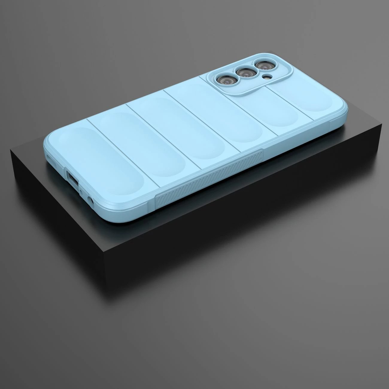 Mbështjellës Hurtel Magic Shield Case për Samsung Galaxy A24 4G, TPU, kaltër e çelët