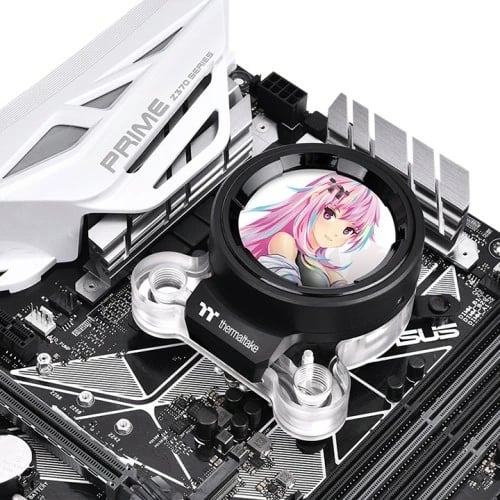 Bllok ftohës uji për CPU Thermaltake Pacific MX2 Ultra, bakër, LCD 2.1", RGB