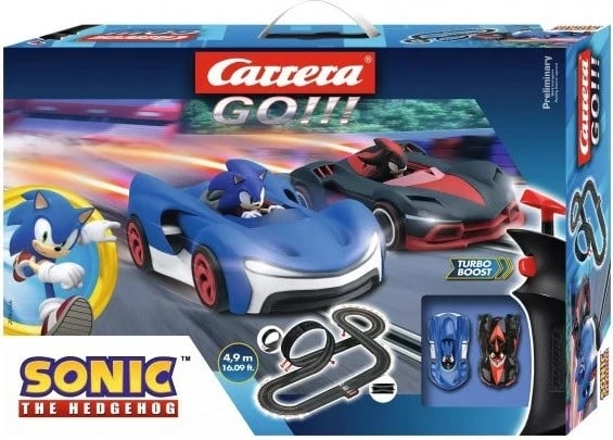 Set pistë garash Carrera GO!! Sonic, 4.9m