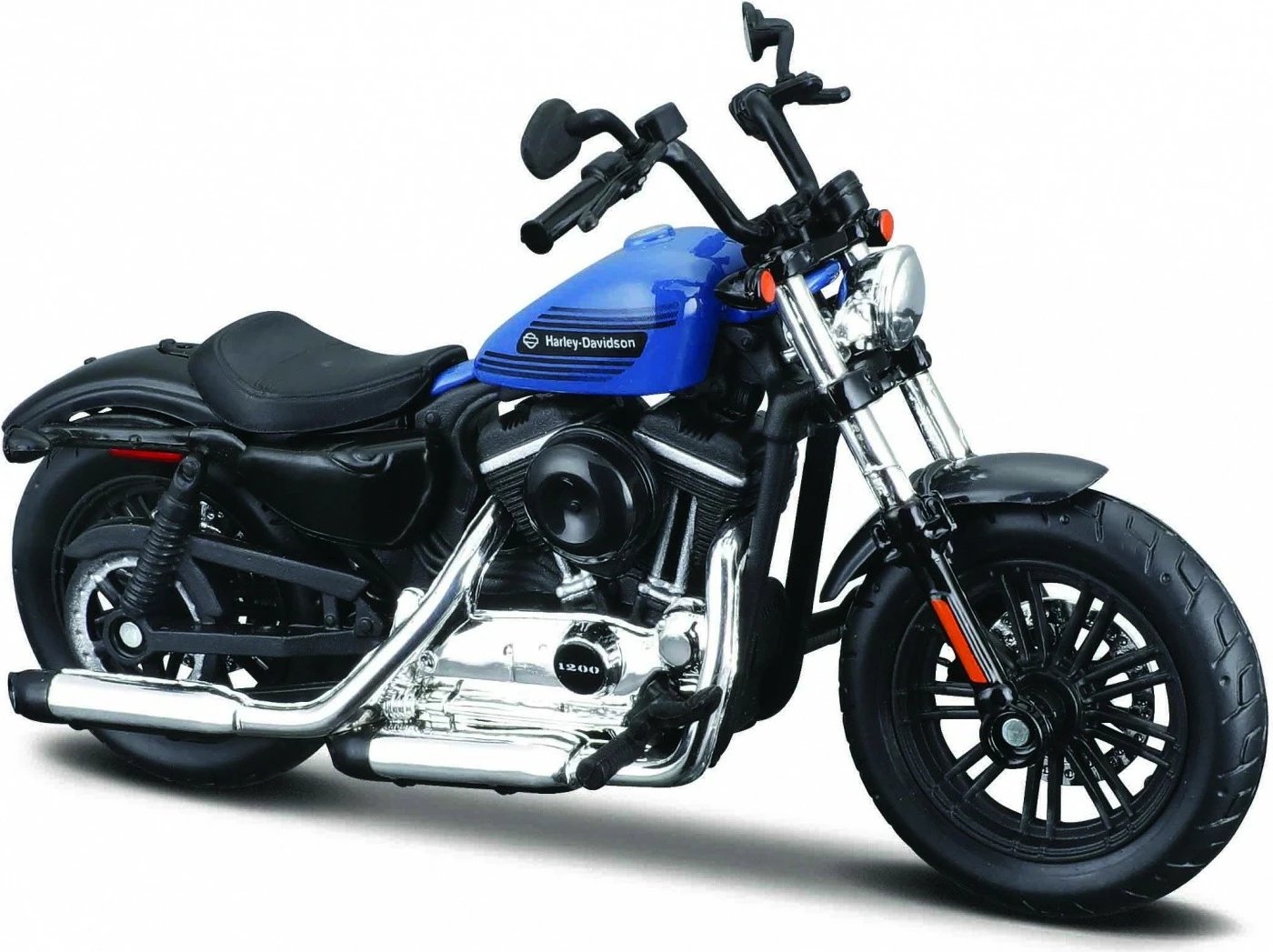 Model metalik motoçikletë Maisto Harley-Davidson Forty-Eight Special 1:18, zi/blu