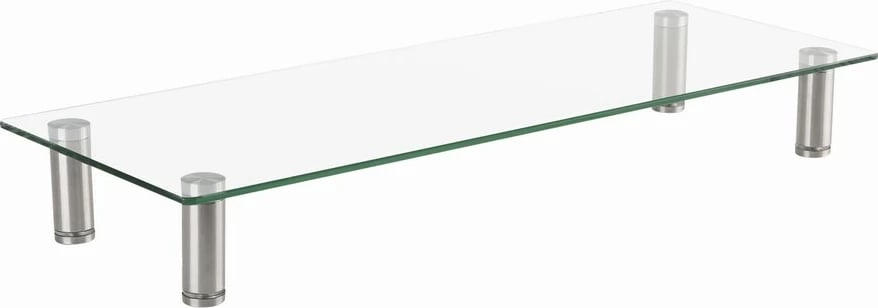 Mbajtëse monitori Gembird MS-TABLE-GM-01, xham i temperuar, e zezë