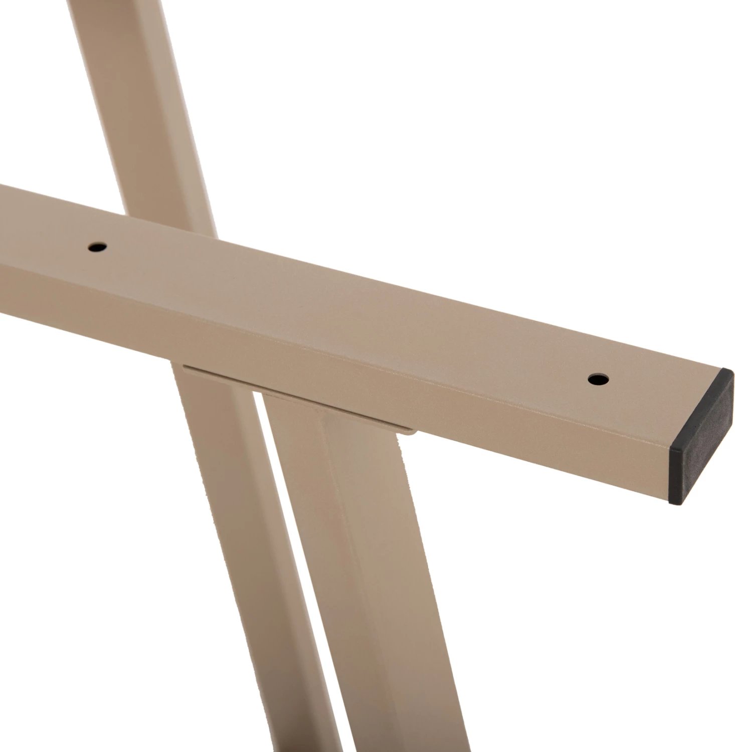 Kornizë metalike për tavolinë, ngjyrë kapuçino mat, FH471.25, 111x60x71cm