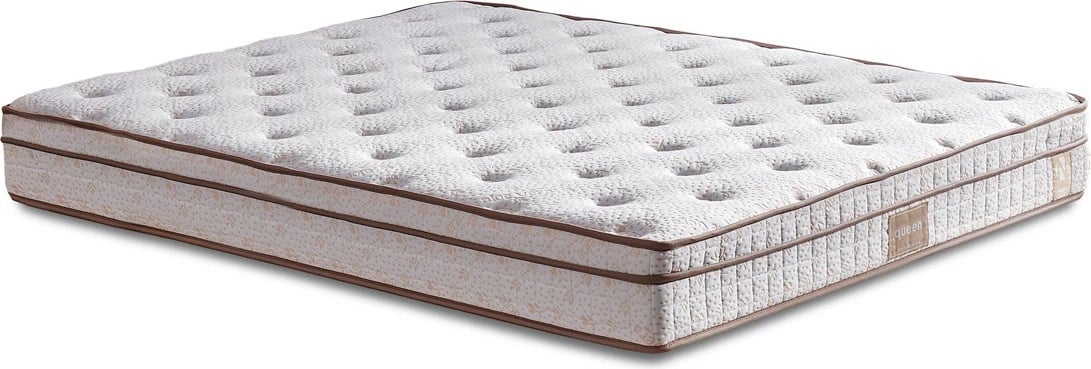 Set krevat tek, dyshek, bazë dhe shtrat, ngjyrë kafe e çelët, Skye Decor, 90x190