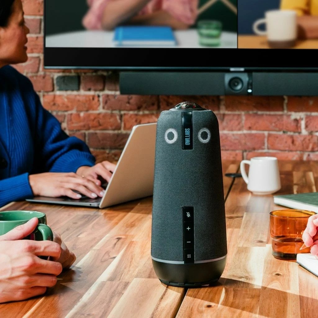 Kamera për konferenca Owl Labs Meeting Owl 4+, 360 shkallë, 4K, ngjyrë qymyr
