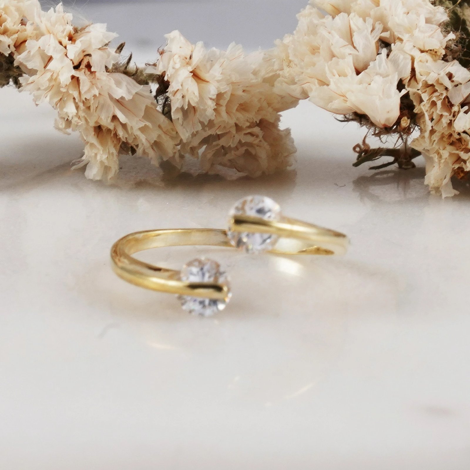 Unazë argjendi, ngjyrë ari, Jumeon, 11815G