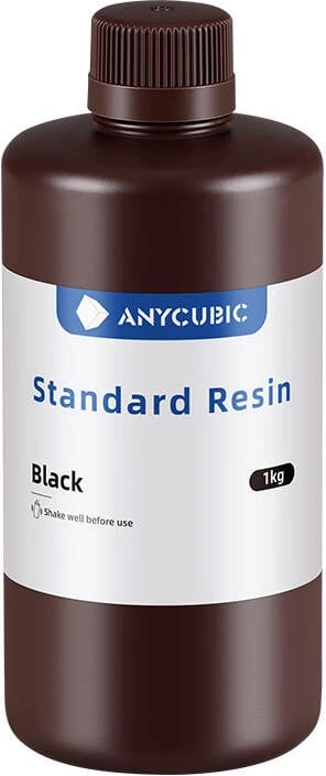 Resinë standarde AnyCubic SPTBK-104E, 1 kg, e zezë