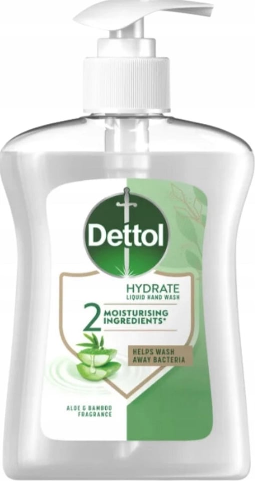 Sapun i lëngshëm për duar Dettol Aloe dhe Bamboo 250ml