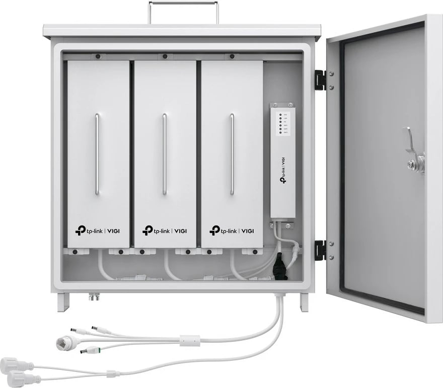 Kontrollues sistemi solar TP-Link Omada VIGI PS30, për kamera rrjeti, i bardhë