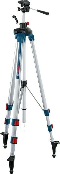 Tripod profesional Bosch BT 250, 3 këmbë, kaltër/bardhë