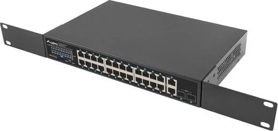 Switch Lanberg RSGE-24P-2GE-2S-250, grafite