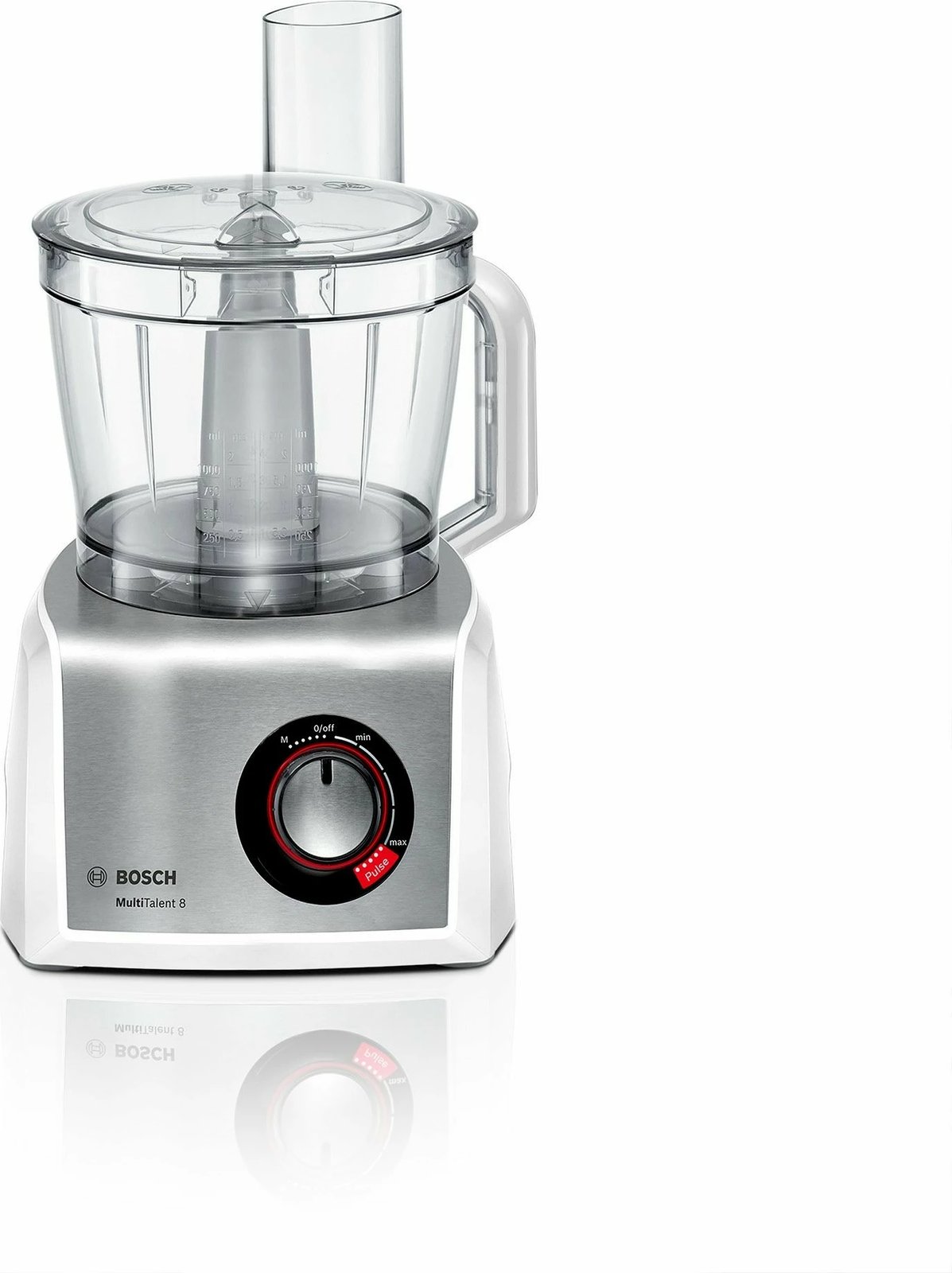 Procesor ushqimi Bosch MC812S814, 3.9 L, çelik inox, bardhë
