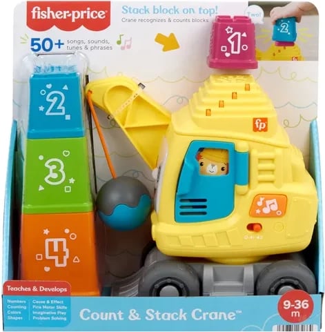 Fisher-Price Count & Stack Crane